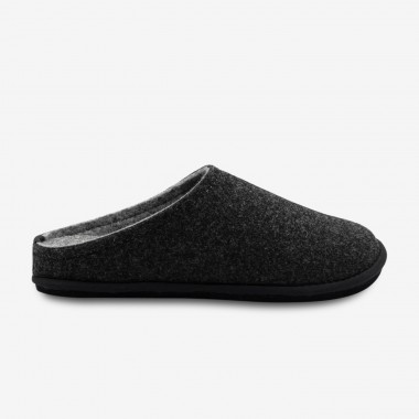 Glerups Dk Modell BR-02 Pantofole In Feltro Di Lana, Unisex Adulto, Nero Carbone, Taglia 39 EU